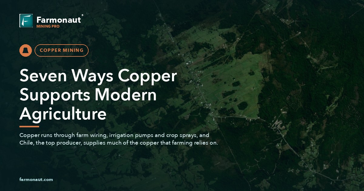 Seven Ways Copper Supports Modern Agriculture