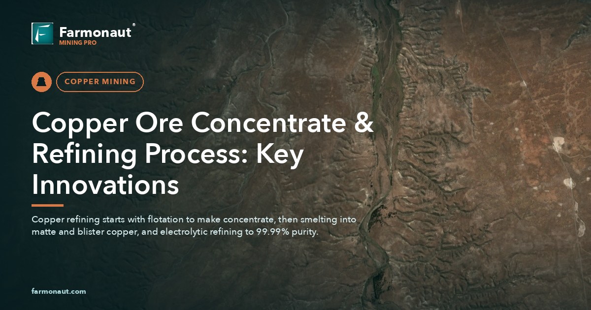 Copper Ore Concentrate &Amp; Refining Process: Key Innovations