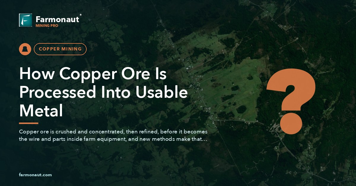 How Copper Ore Is Processed Into Usable Metal
