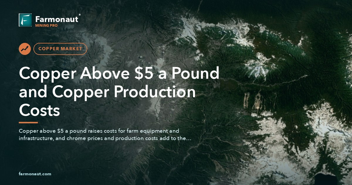 Copper Above $5 A Pound And Copper Production Costs