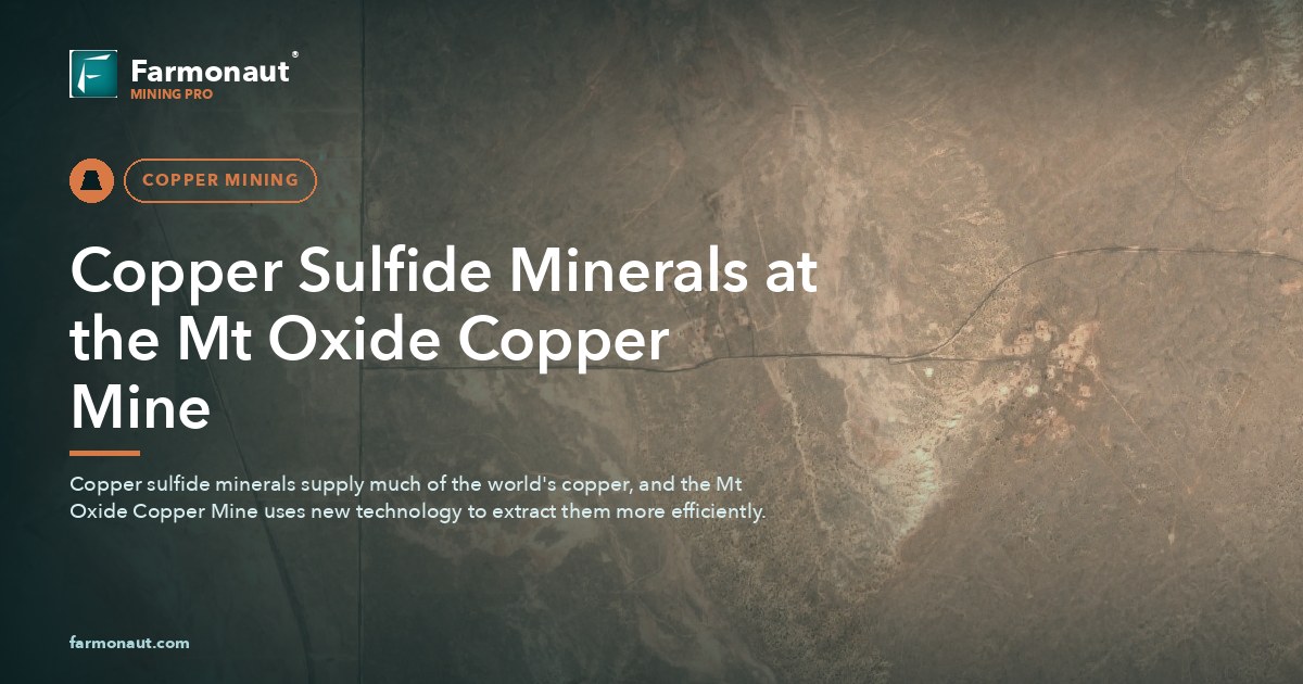 Copper Sulfide Minerals At The Mt Oxide Copper Mine
