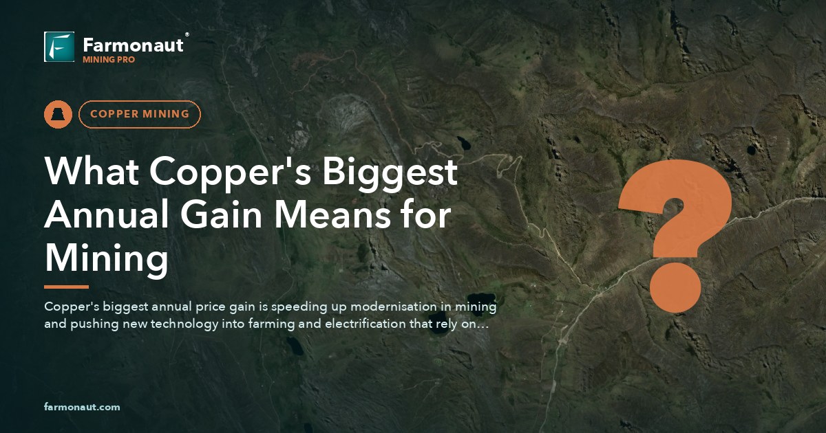 What Copper'S Biggest Annual Gain Means For Mining