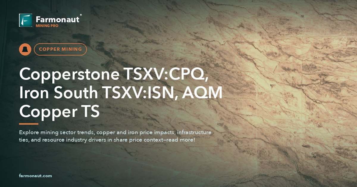 Copperstone Tsxv:cpq, Iron South Tsxv:isn, Aqm Copper Ts