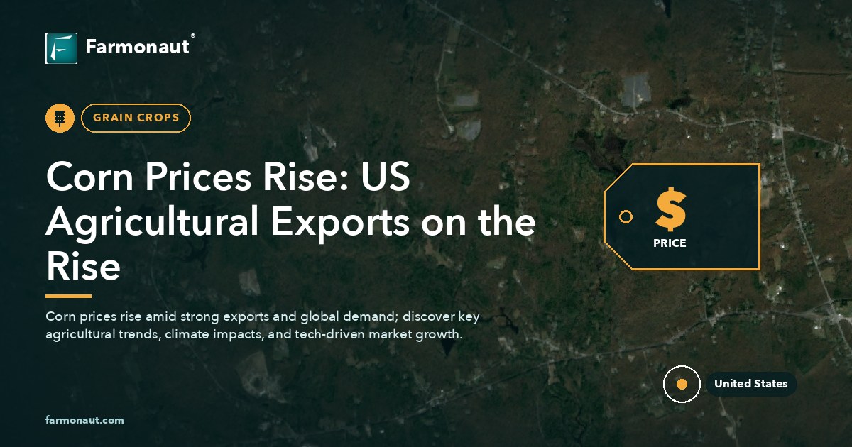 Corn Prices Rise: Us Agricultural Exports On The Rise