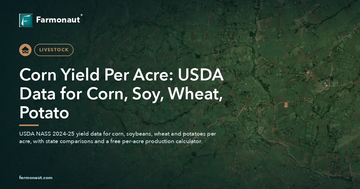 Corn Yield Per Acre: Usda Data For Corn, Soy, Wheat, Potato