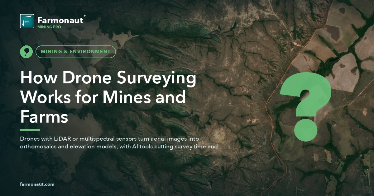 How Drone Surveying Works For Mines And Farms