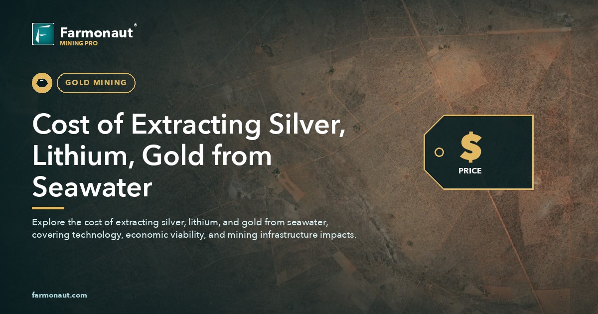 Cost Of Extracting Silver, Lithium, Gold From Seawater