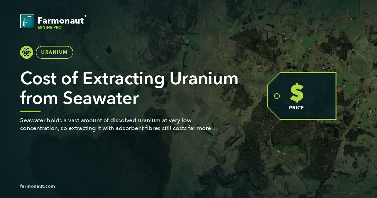 Cost Of Extracting Uranium From Seawater