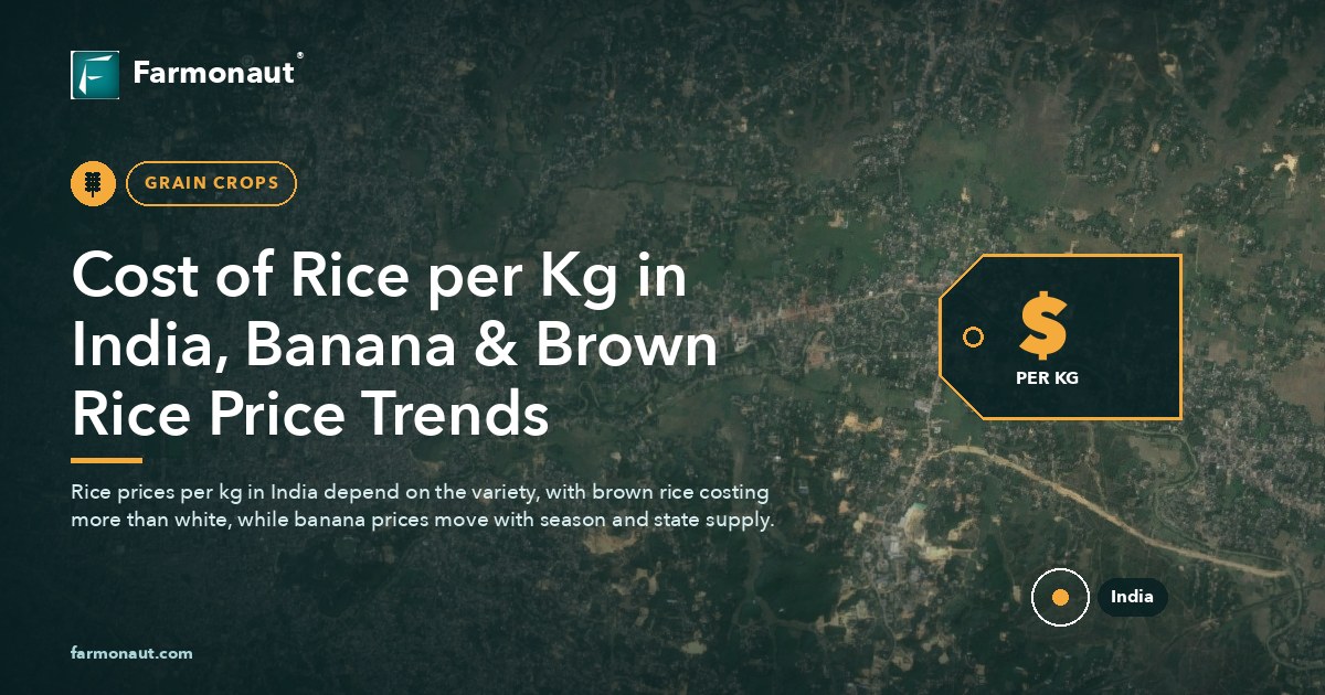 Cost Of Rice Per Kg In India, Banana &Amp; Brown Rice Price Trends