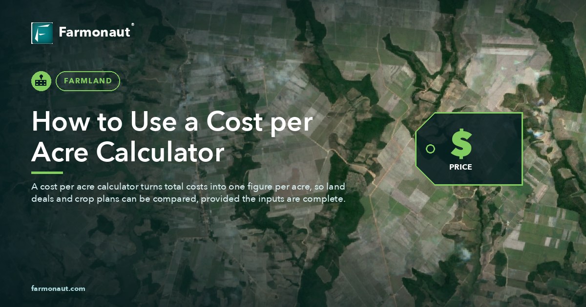 How To Use A Cost Per Acre Calculator