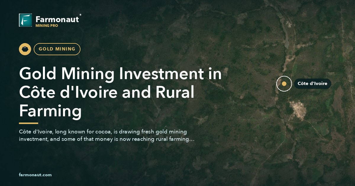 Cรดte Dโivoire Gold Mining Investment News &Amp; Impacts 197 Gold Mining Investment In Cรดte D'Ivoire And Rural Farming