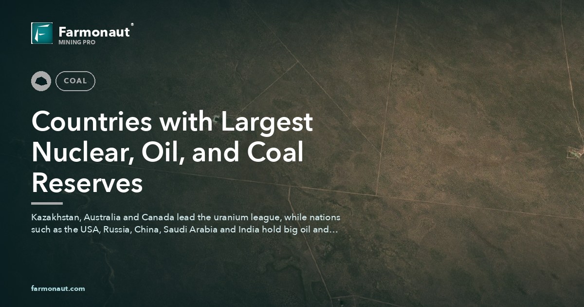 Countries With Largest Nuclear, Oil, And Coal Reserves