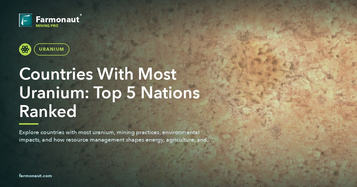 Countries With Most Uranium: Top 5 Nations Ranked