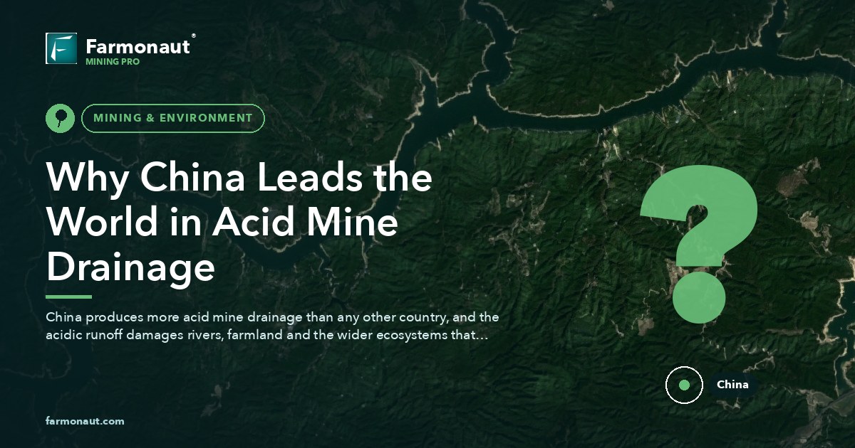 Why China Leads The World In Acid Mine Drainage