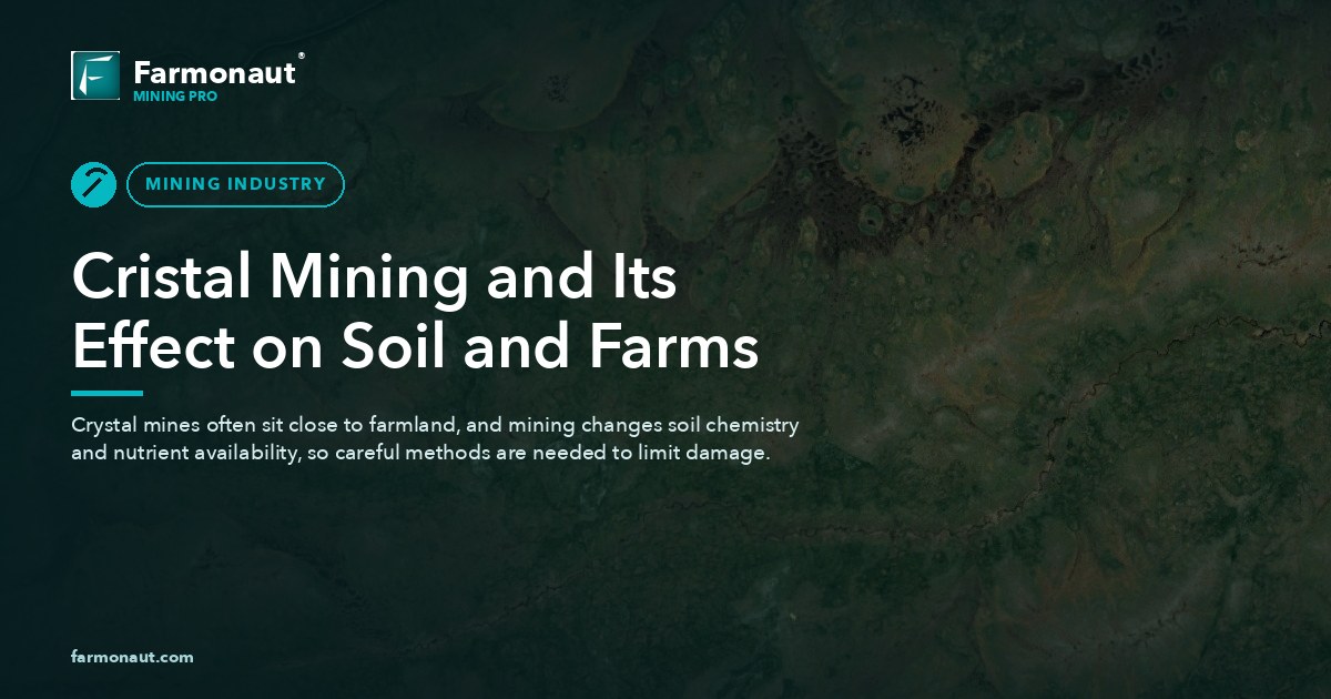 Cristal Mining And Its Effect On Soil And Farms