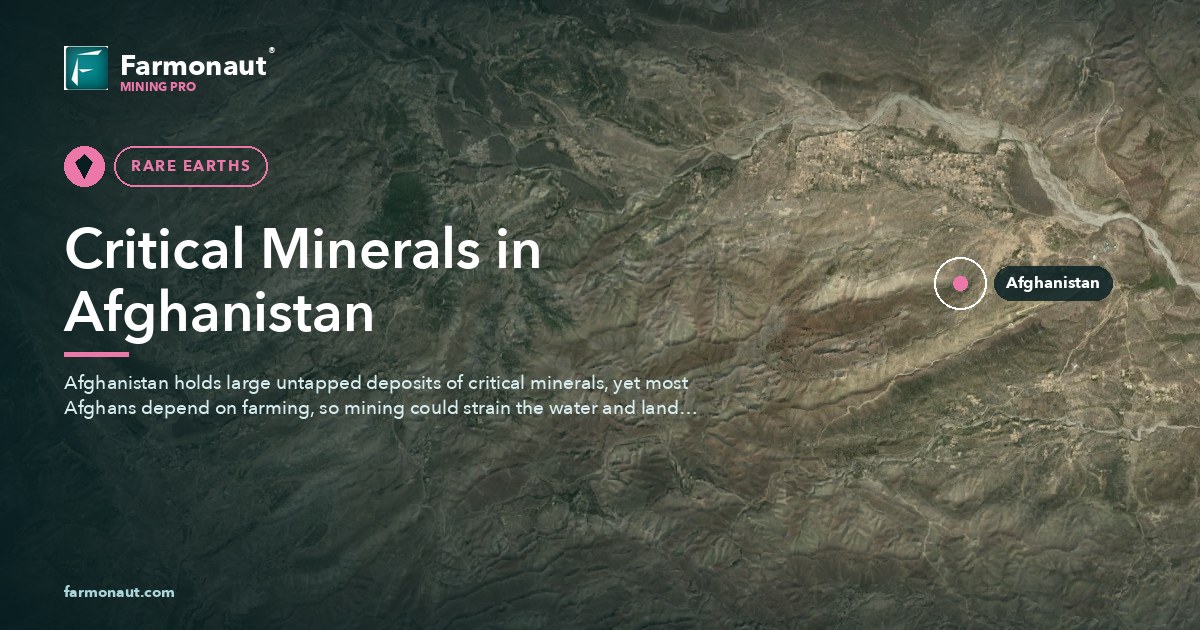 Critical Minerals In Afghanistan