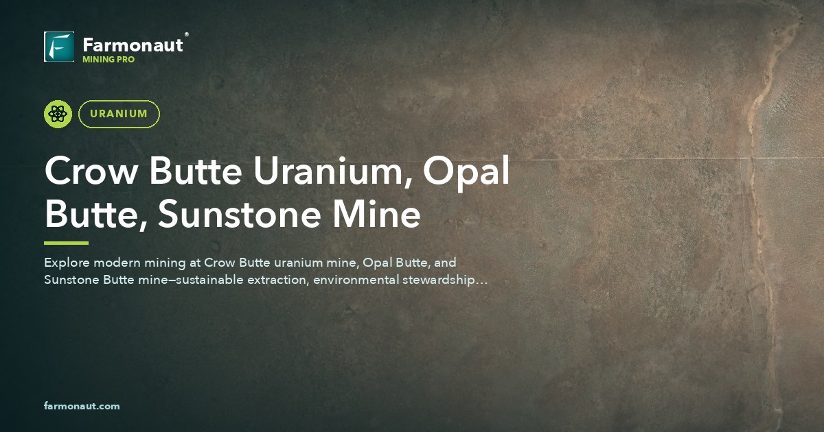 Crow Butte Uranium, Opal Butte, Sunstone Mine