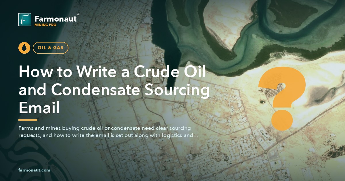 How To Write A Crude Oil And Condensate Sourcing Email