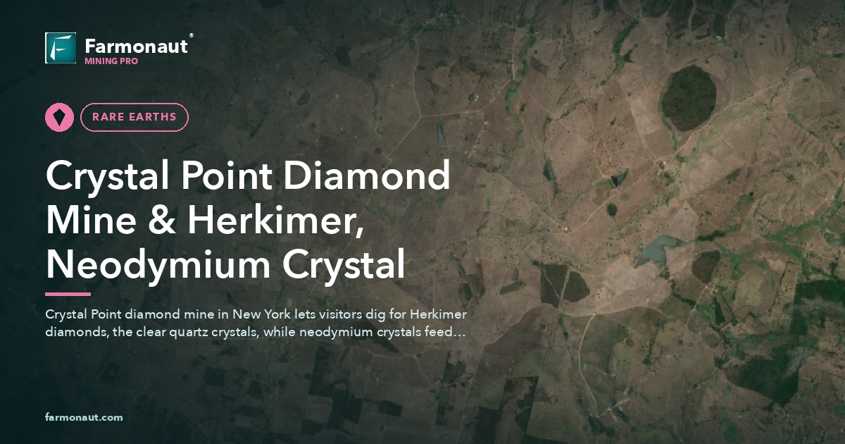 Crystal Point Diamond Mine &Amp; Herkimer, Neodymium Crystal
