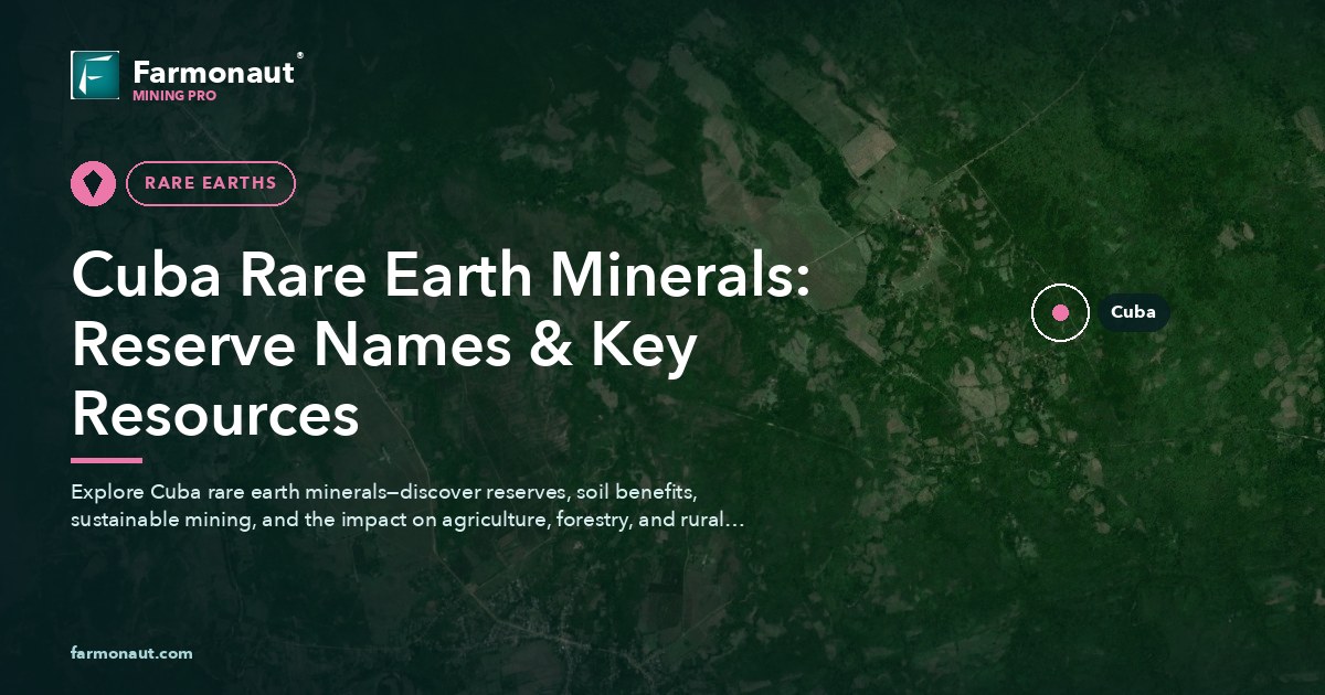 Cuba Rare Earth Minerals: Reserve Names &Amp; Key Resources