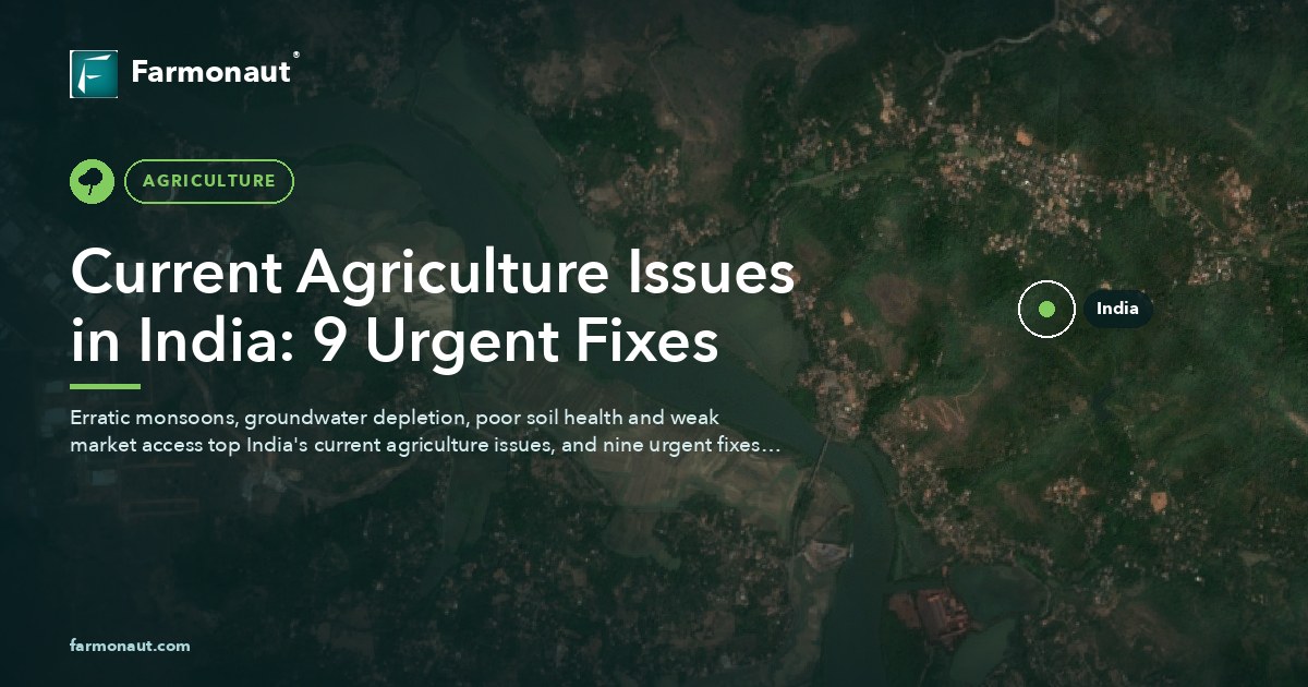 Current Agriculture Issues In India: 9 Urgent Fixes