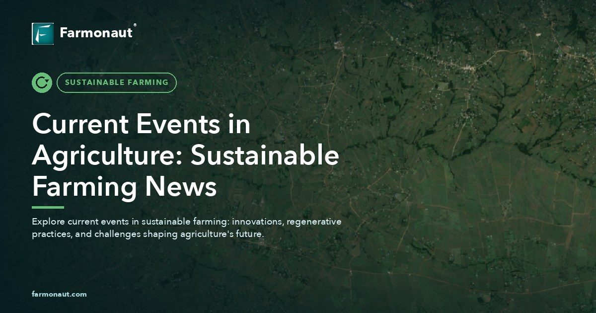 Current Events In Agriculture: Sustainable Farming News