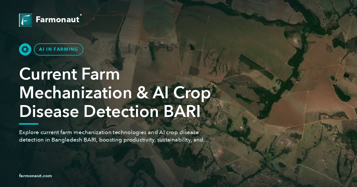 Current Farm Mechanization &Amp; Ai Crop Disease Detection Bari