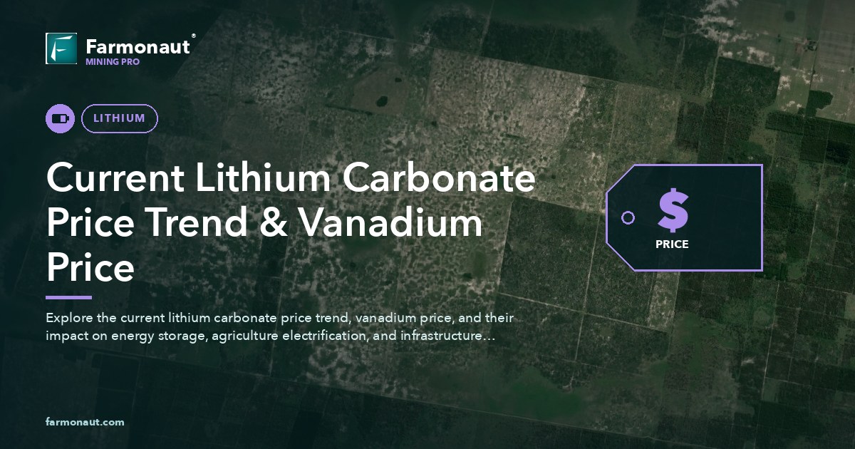 Current Lithium Carbonate Price Trend &Amp; Vanadium Price