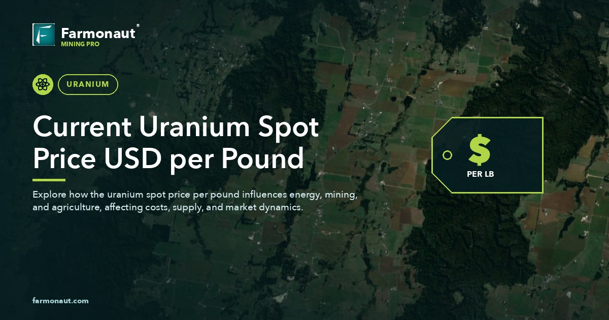 Current Uranium Spot Price Usd Per Pound