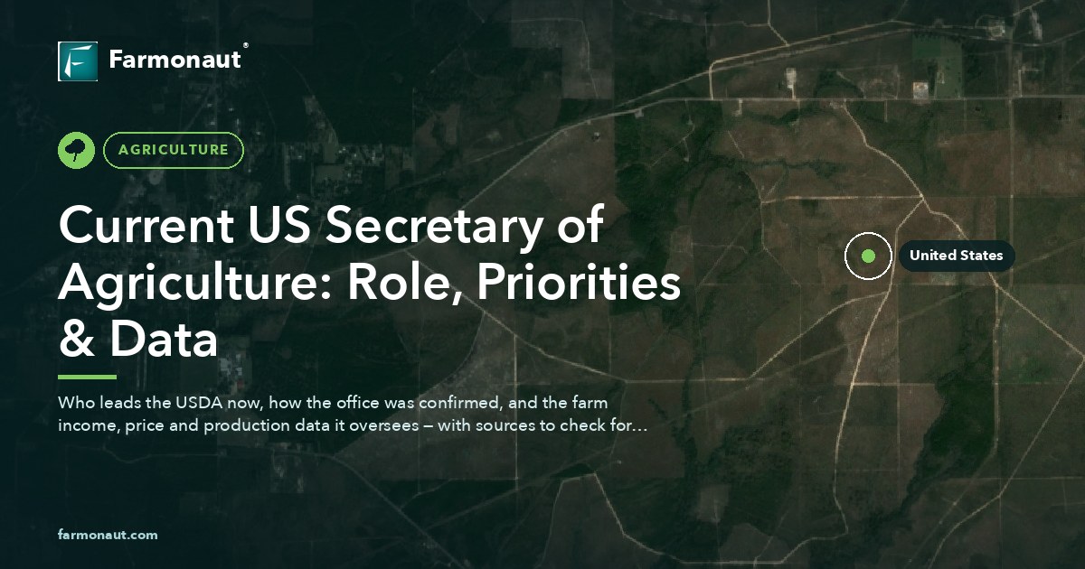 Current Us Secretary Of Agriculture: Role, Priorities &Amp; Data