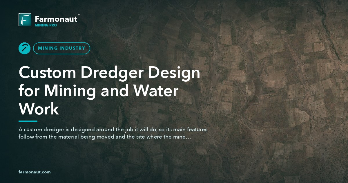 Custom Dredger Design For Mining And Water Work