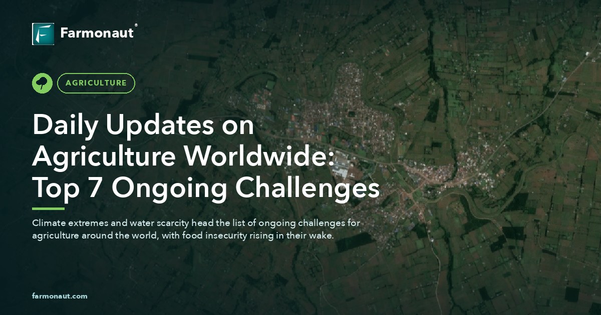 Daily Updates On Agriculture Worldwide: Top 7 Ongoing Challenges