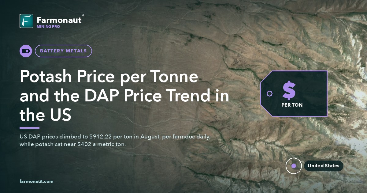 Potash Price Per Tonne And The Dap Price Trend In The Us