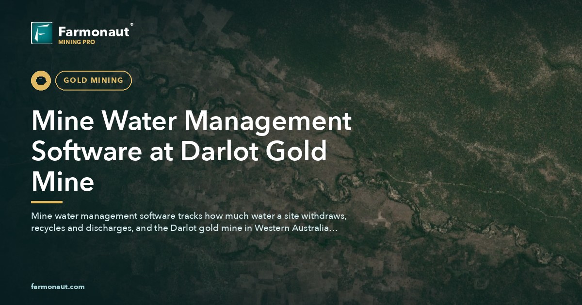 Mine Water Management Software At Darlot Gold Mine