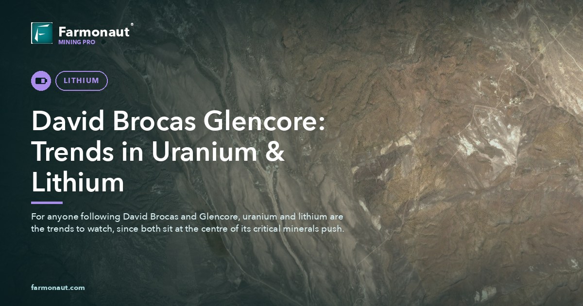 David Brocas Glencore: Trends In Uranium &Amp; Lithium