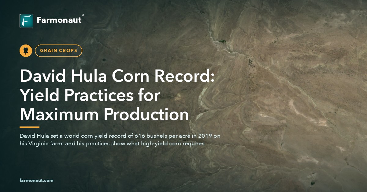 David Hula Corn Record: Yield Practices For Maximum Production