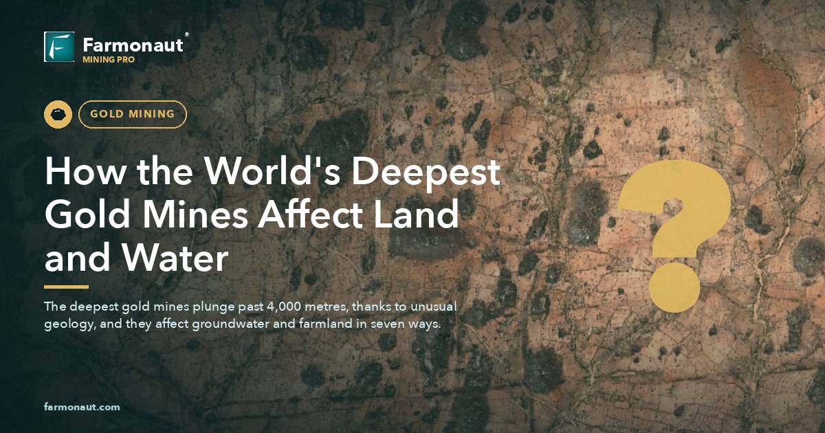 How The World'S Deepest Gold Mines Affect Land And Water