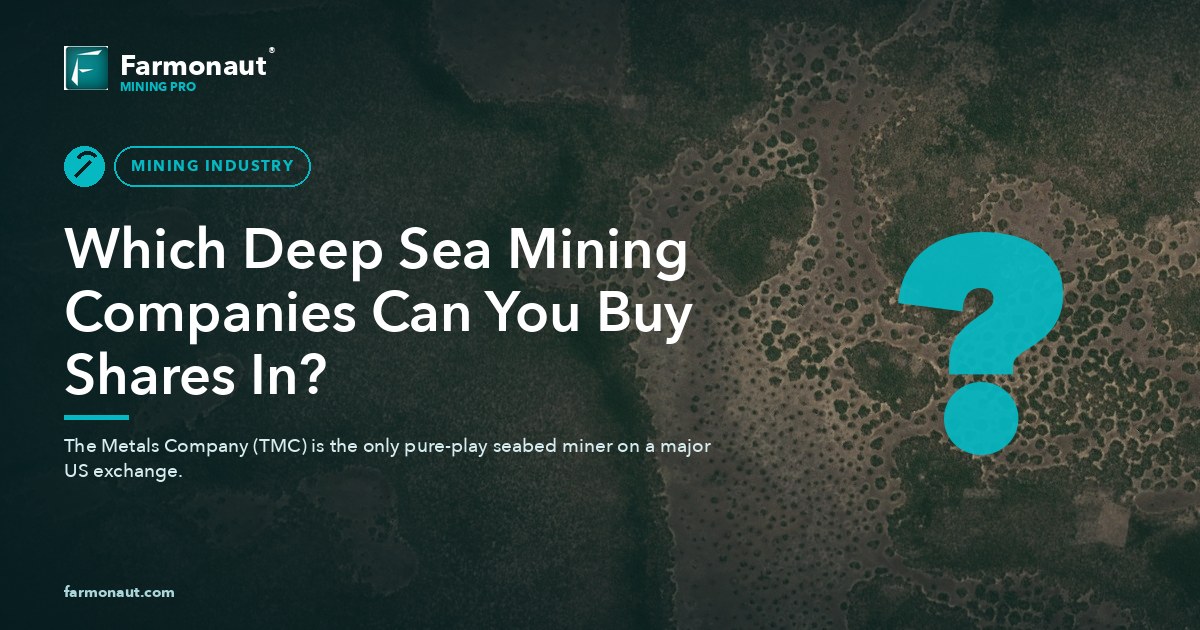Which Deep Sea Mining Companies Can You Buy Shares In?