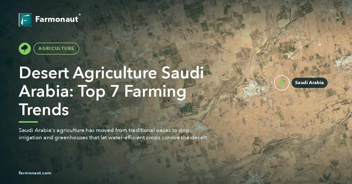Desert Agriculture Saudi Arabia: Top 7 Farming Trends