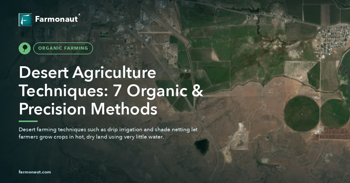 Desert Agriculture Techniques: 7 Organic &Amp; Precision Methods