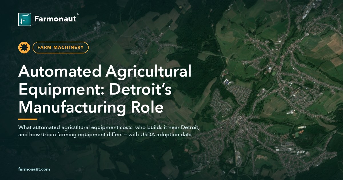 Automated Agricultural Equipment: Detroit’s Manufacturing Role