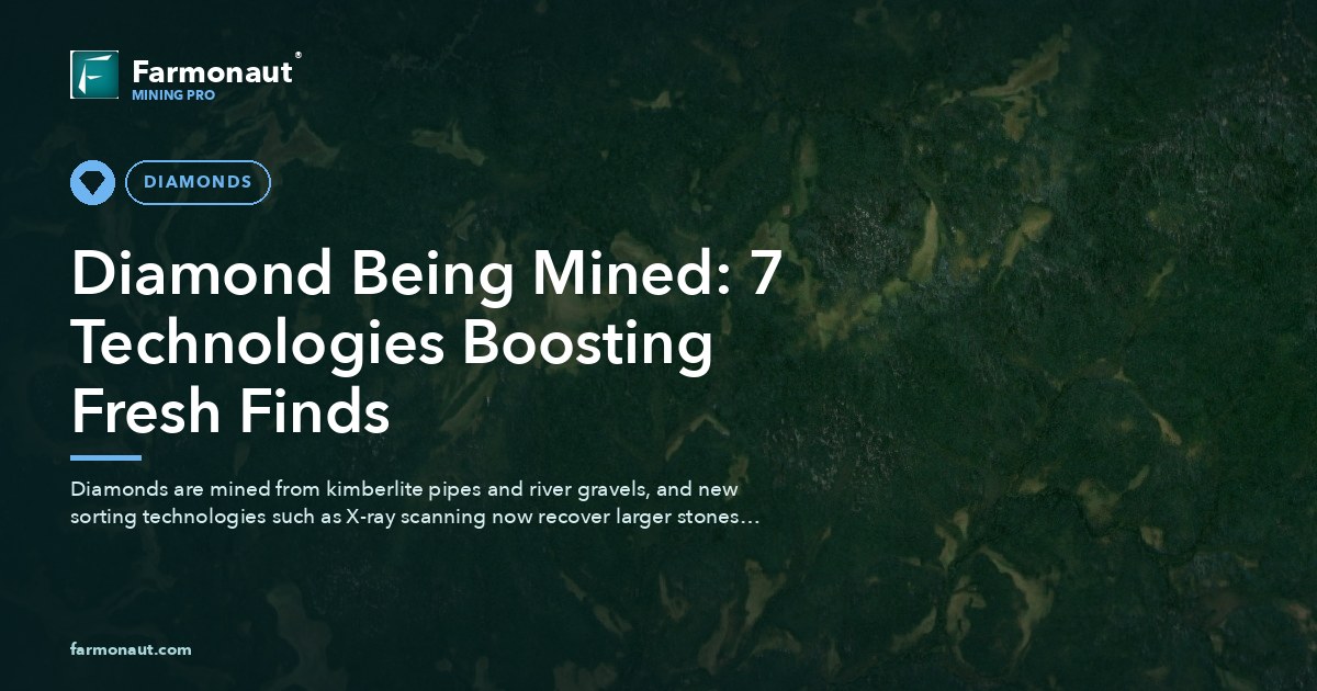Diamond Being Mined: 7 Technologies Boosting Fresh Finds