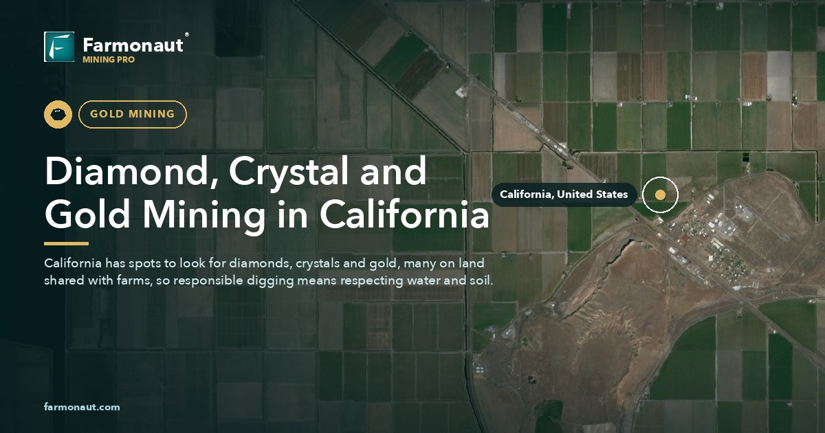 Diamond, Crystal And Gold Mining In California