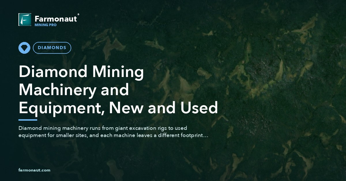 Diamond Mining Machinery And Equipment, New And Used