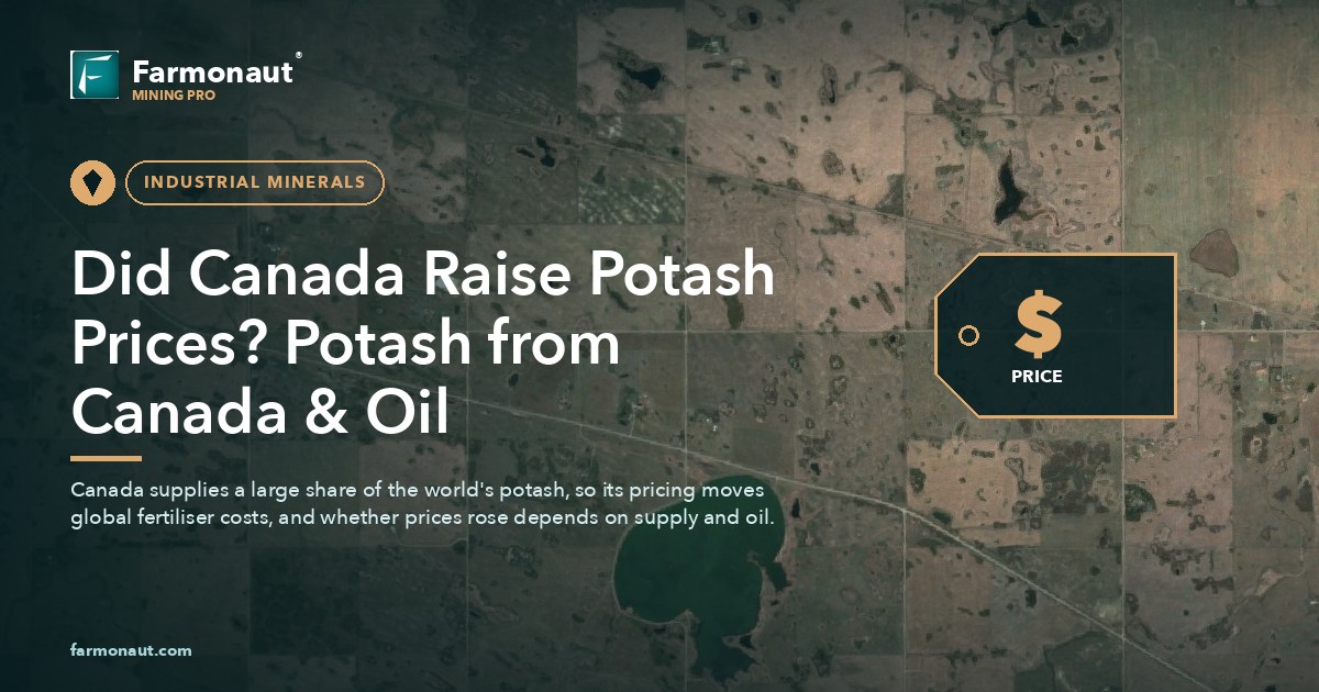 Did Canada Raise Potash Prices? Potash From Canada &Amp; Oil