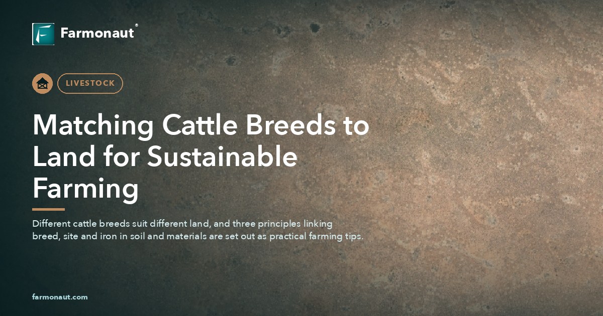 Matching Cattle Breeds To Land For Sustainable Farming