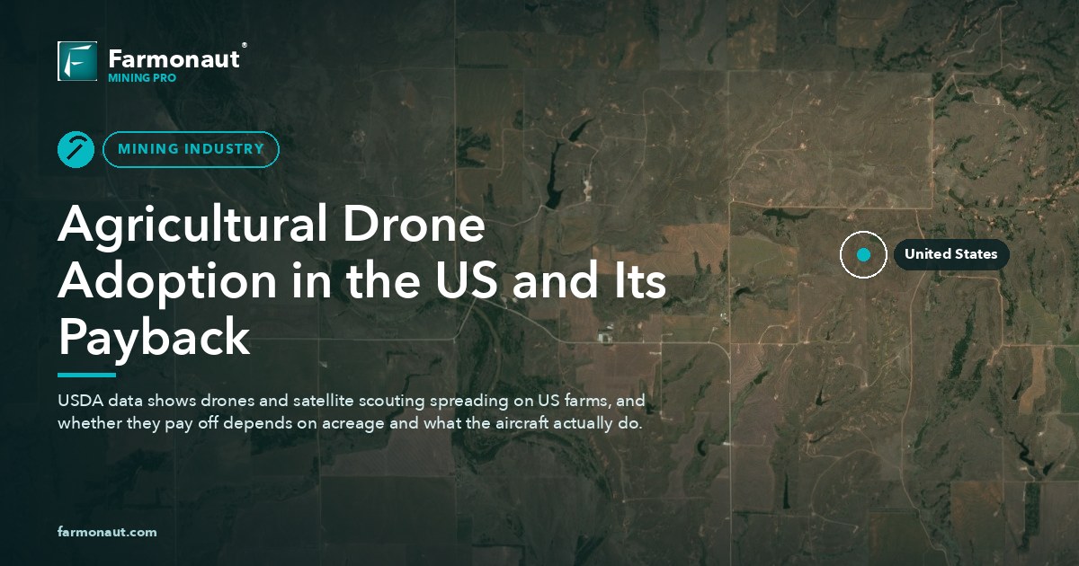 Agricultural Drone Adoption In The Us And Its Payback