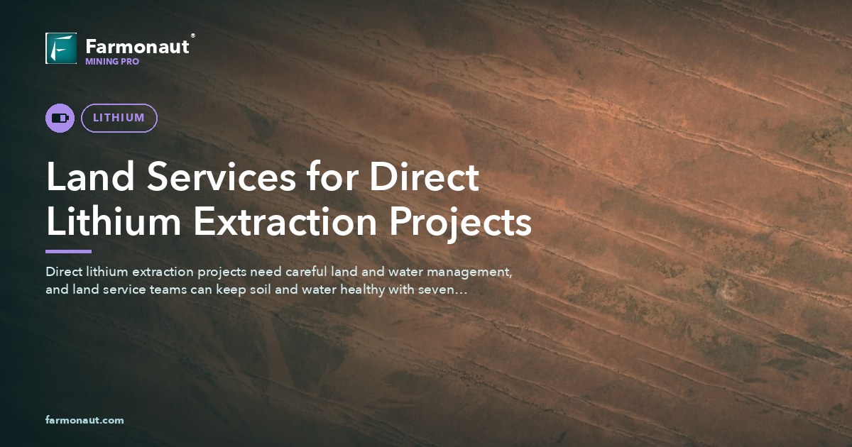 Land Services For Direct Lithium Extraction Projects
