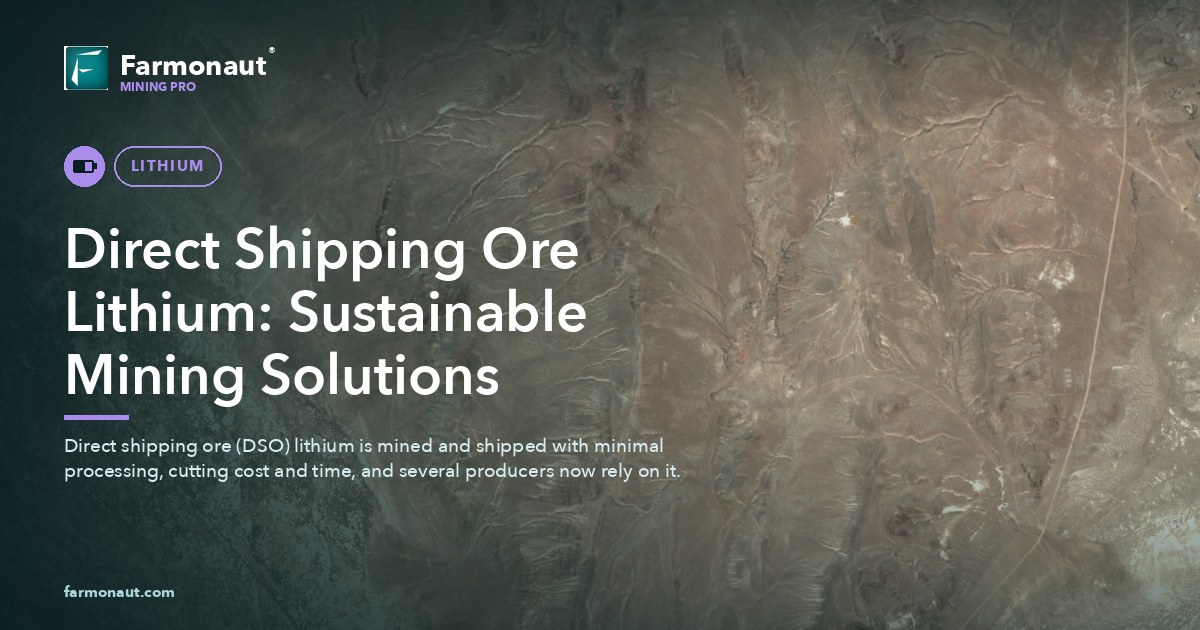 Direct Shipping Ore Lithium: Sustainable Mining Solutions