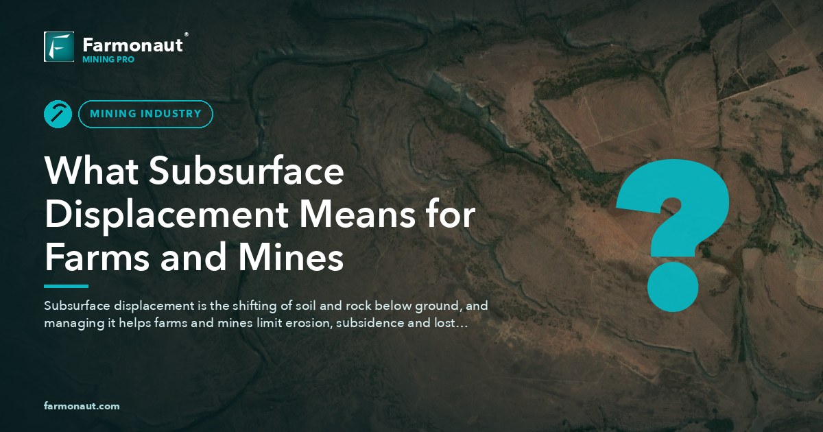 What Subsurface Displacement Means For Farms And Mines